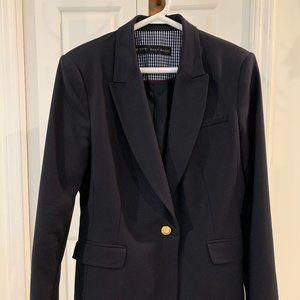 ZARA Basic Blazer with Gold Coloured Buttons